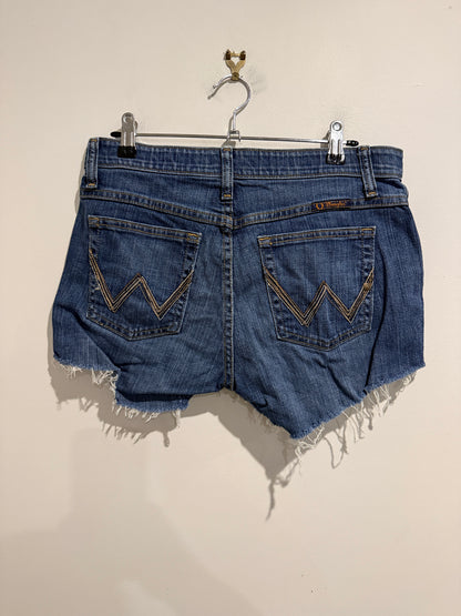 Q-Baby Waist 80cm Distressed Denim Shorts