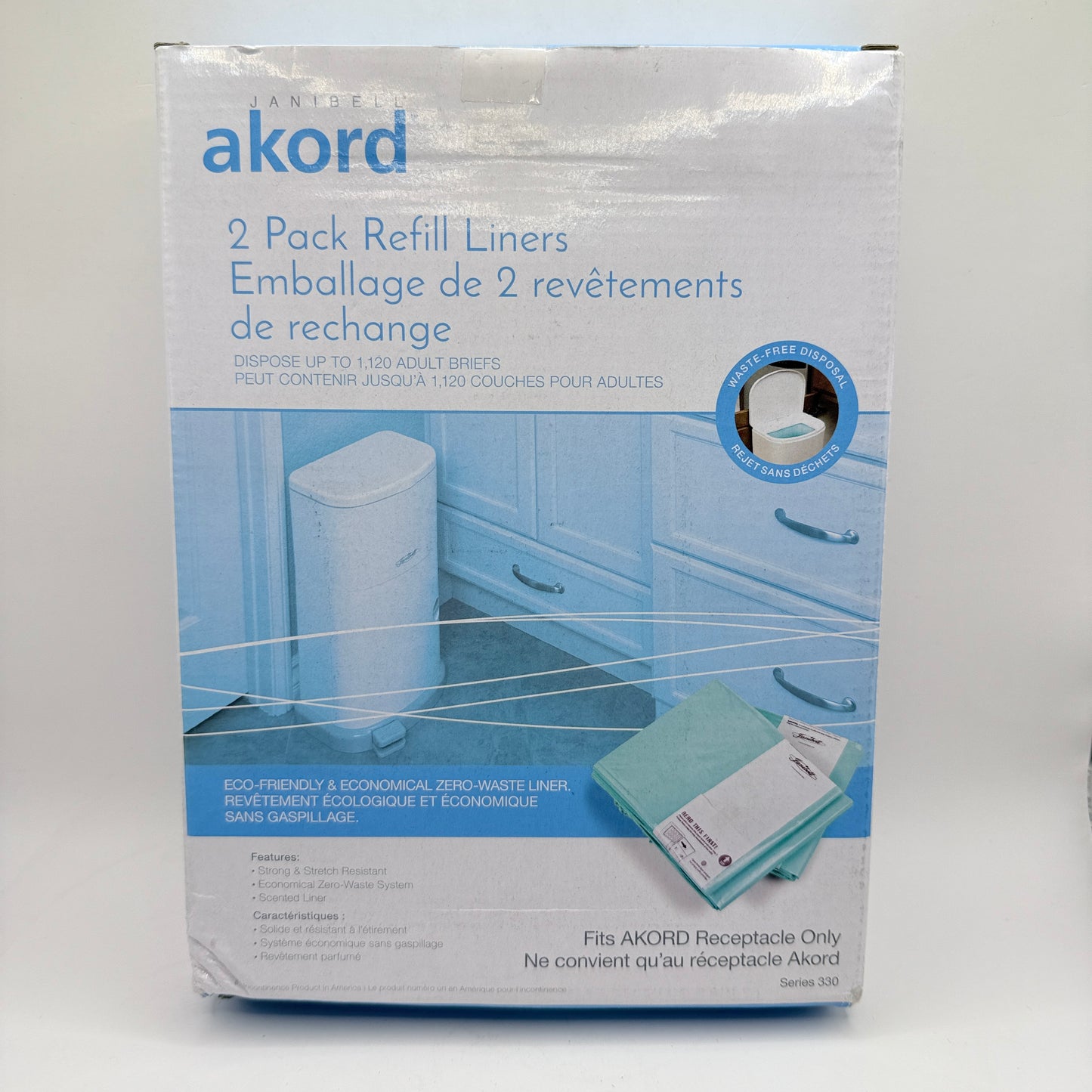 Akord Maxi Bin 2 Pack Refill Liners