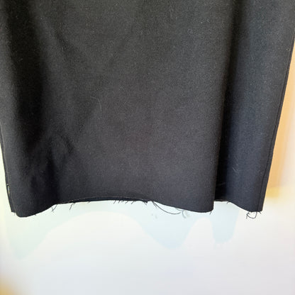 Acne Size 34 Black Wool Pencil Skirt