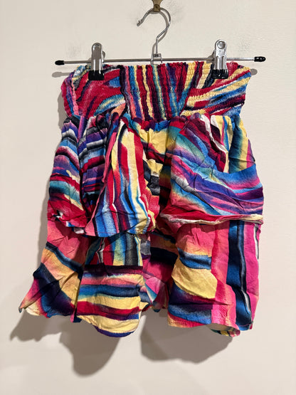 Salt Clothing One Size Ruffle Mini Skirt