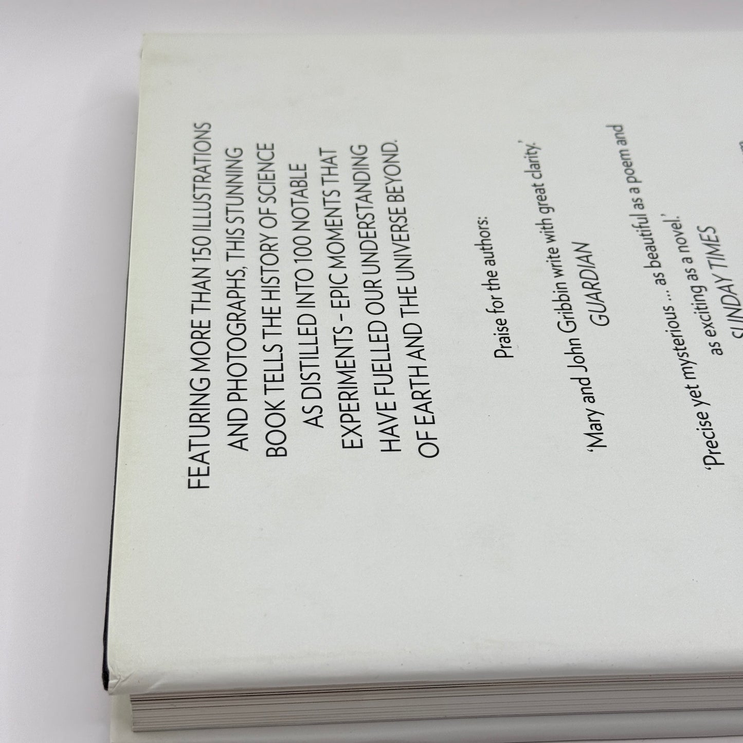 Science: A History in 100 Experiments by John Gribbin and Mary Gribbin