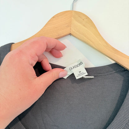 Glassons Size M Ribbed Bodysuit