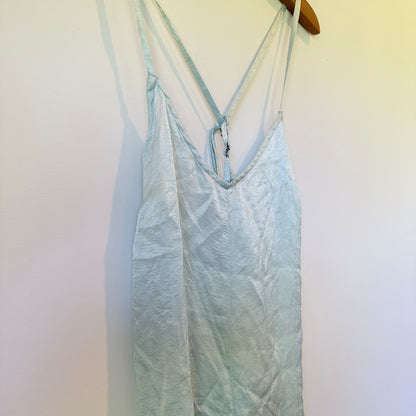 Ruby 10 NZ Made Light Blue Acetate Slip Dress