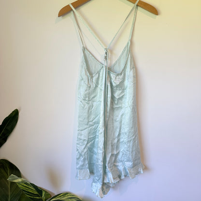 Ruby 10 NZ Made Light Blue Acetate Slip Dress