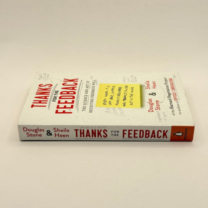 Thanks for the Feedback by Douglas Stone and Sheila Heen