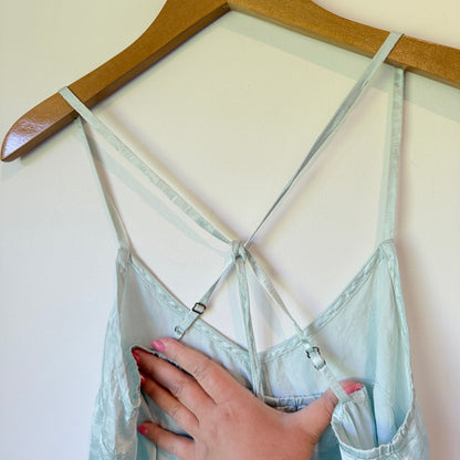 Ruby 10 NZ Made Light Blue Acetate Slip Dress