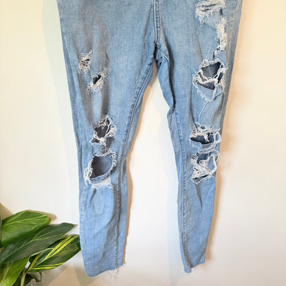 Glassons Size 10 Distressed Jeans