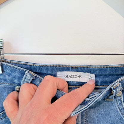 Glassons Size 10 Distressed Jeans