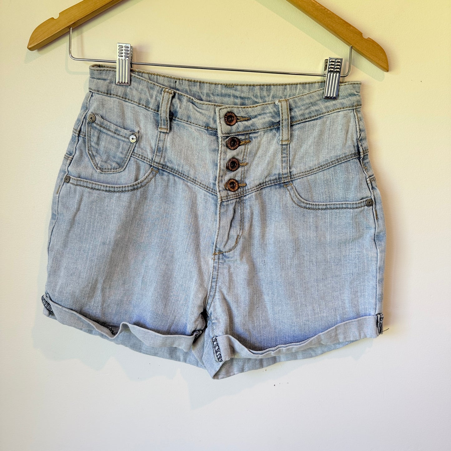 Other Crazy Size 25 High-Waisted Denim Shorts