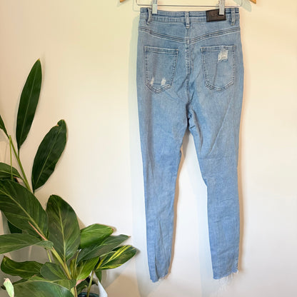 Glassons Size 10 Distressed Jeans