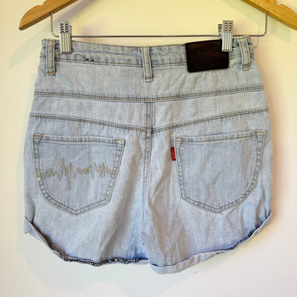 Other Crazy Size 25 High-Waisted Denim Shorts