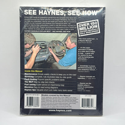 Ford Transit Diesel Owners Workshop Manual by Haynes