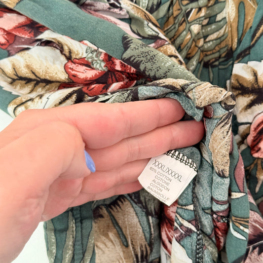 Waist 74cm Floral Print Shorts