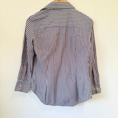 Zara Basic Size M Striped Shirt