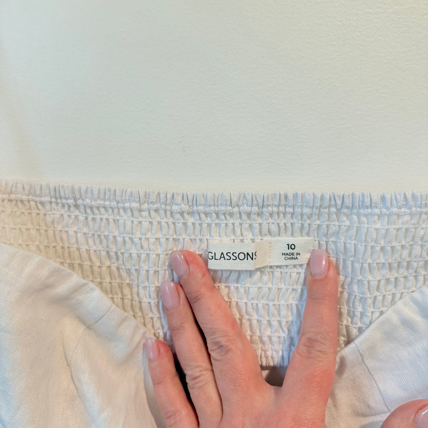 Glassons Size 10 Bandeau Cut-Out Dress