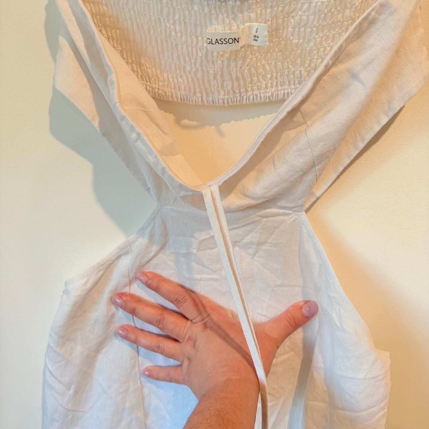 Glassons Size 10 Bandeau Cut-Out Dress