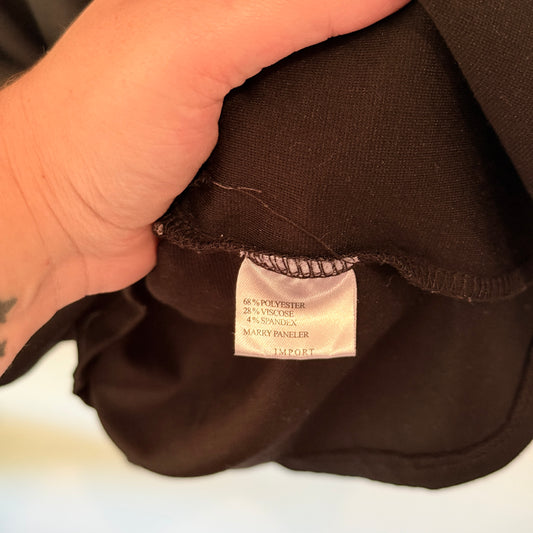 Panel Short-Sleeve Sheath Dress - Size U/Arm to U/Arm 50cm