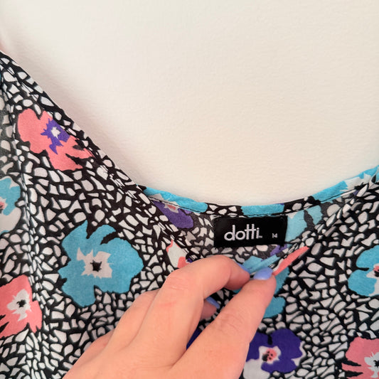 Dotti Floral Cami Floral Top - 14