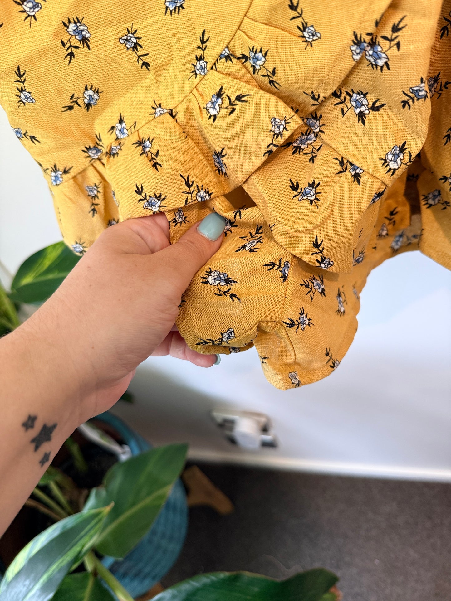 Ally Size 12 Floral Print Wrap Playsuit