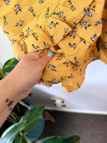 Ally Size 12 Floral Print Wrap Playsuit