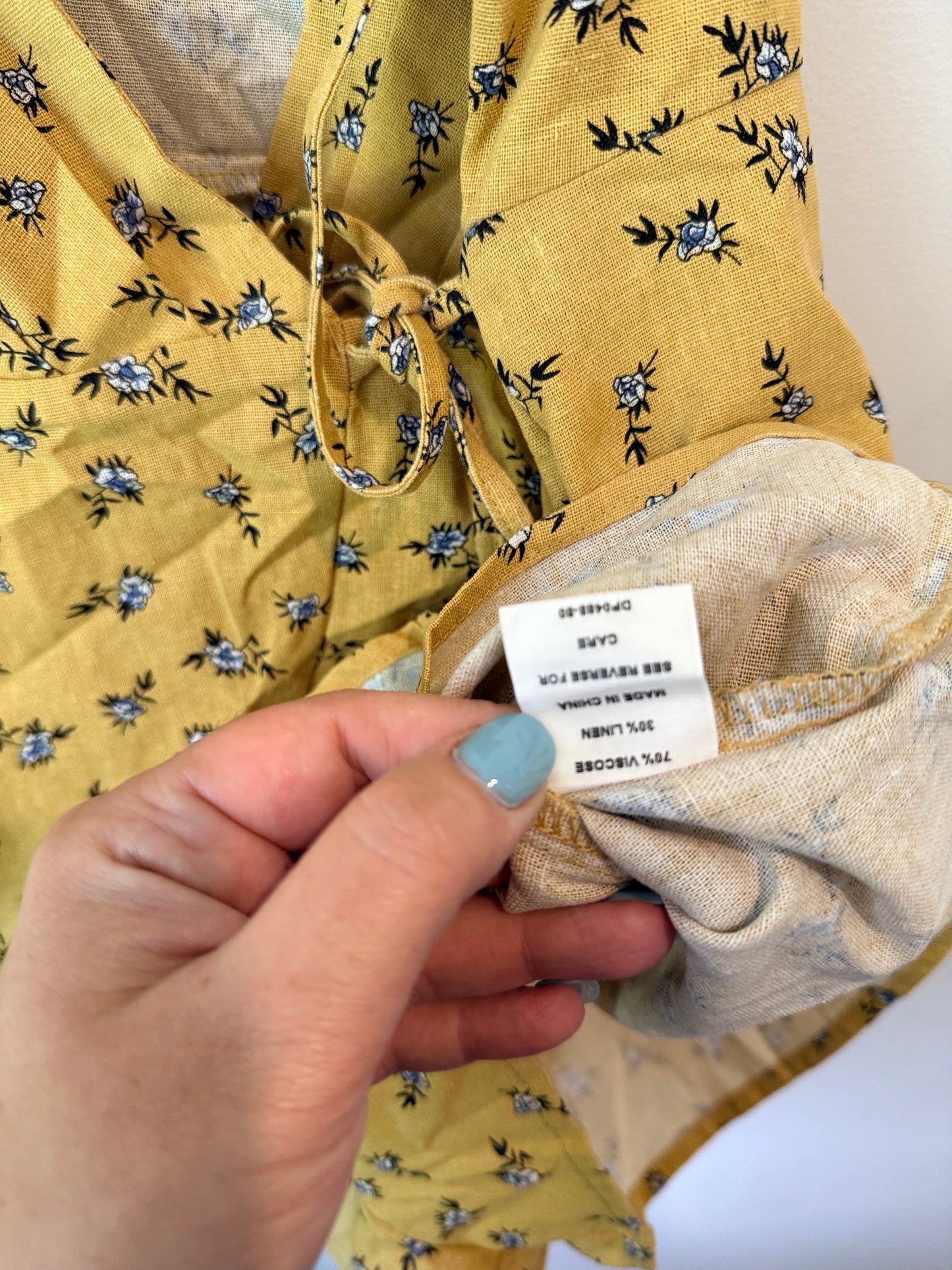 Ally Size 12 Floral Print Wrap Playsuit