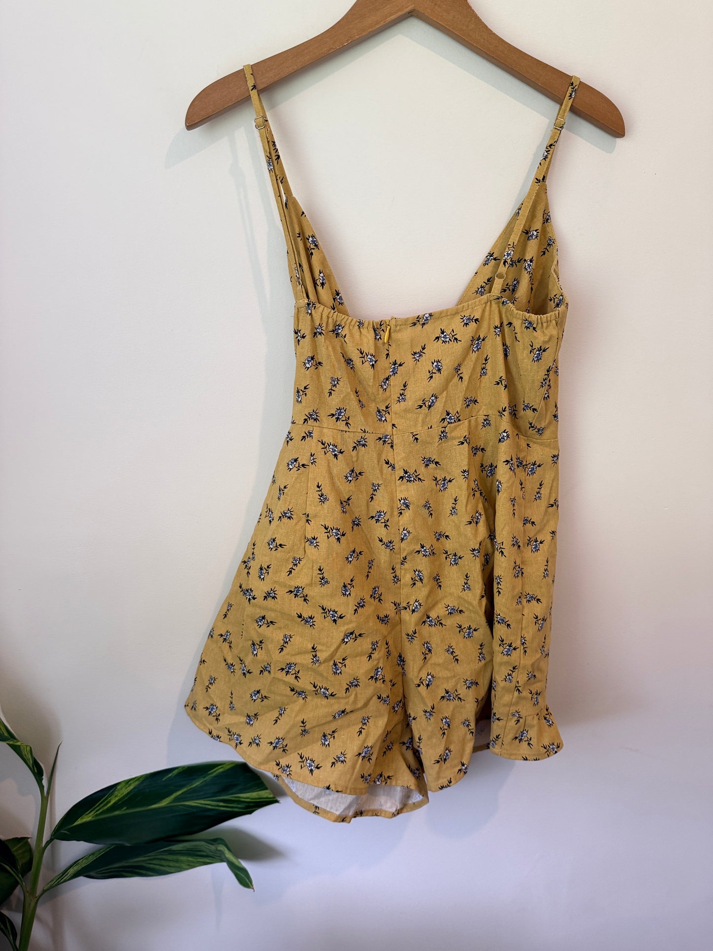 Ally Size 12 Floral Print Wrap Playsuit