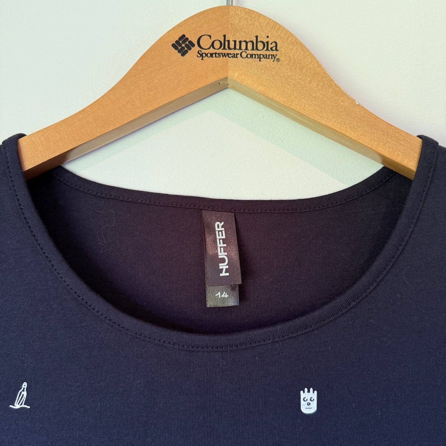 Huffer Castaway Amy Dress - Navy - Size 14