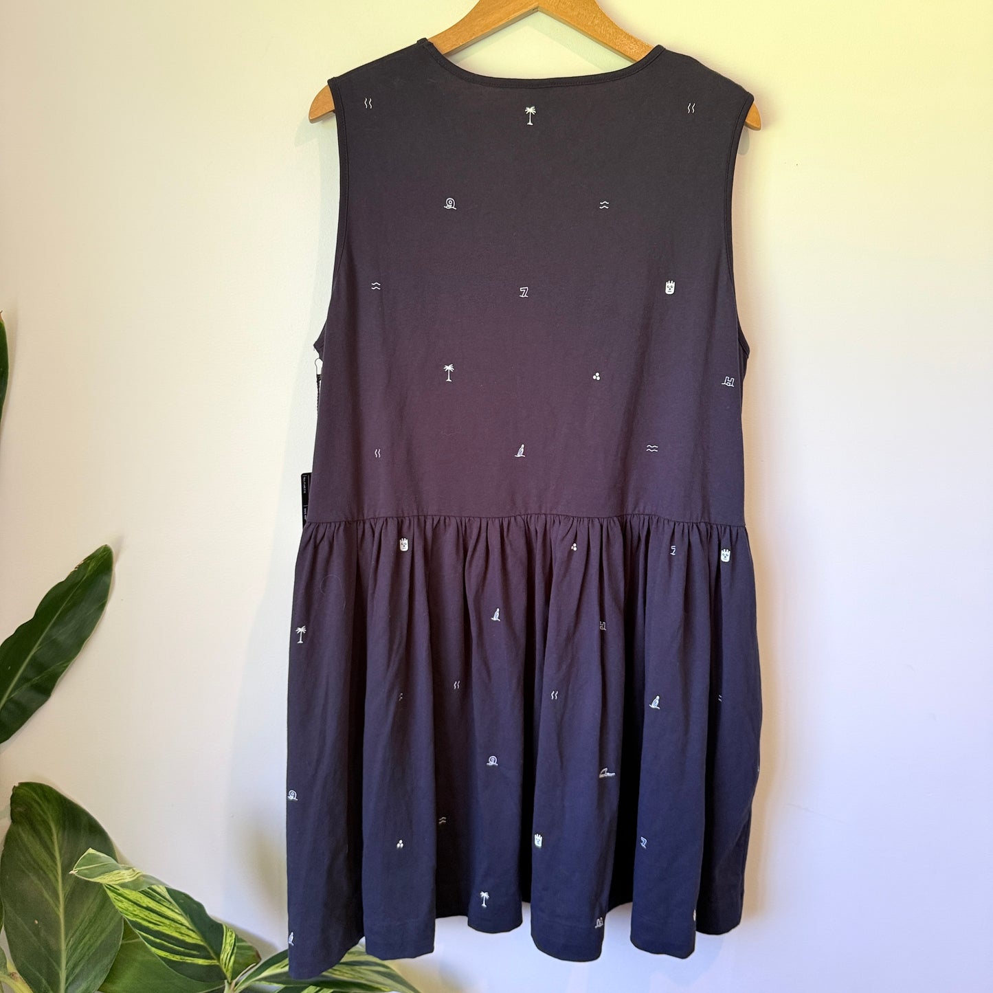 Huffer Castaway Amy Dress - Navy - Size 14