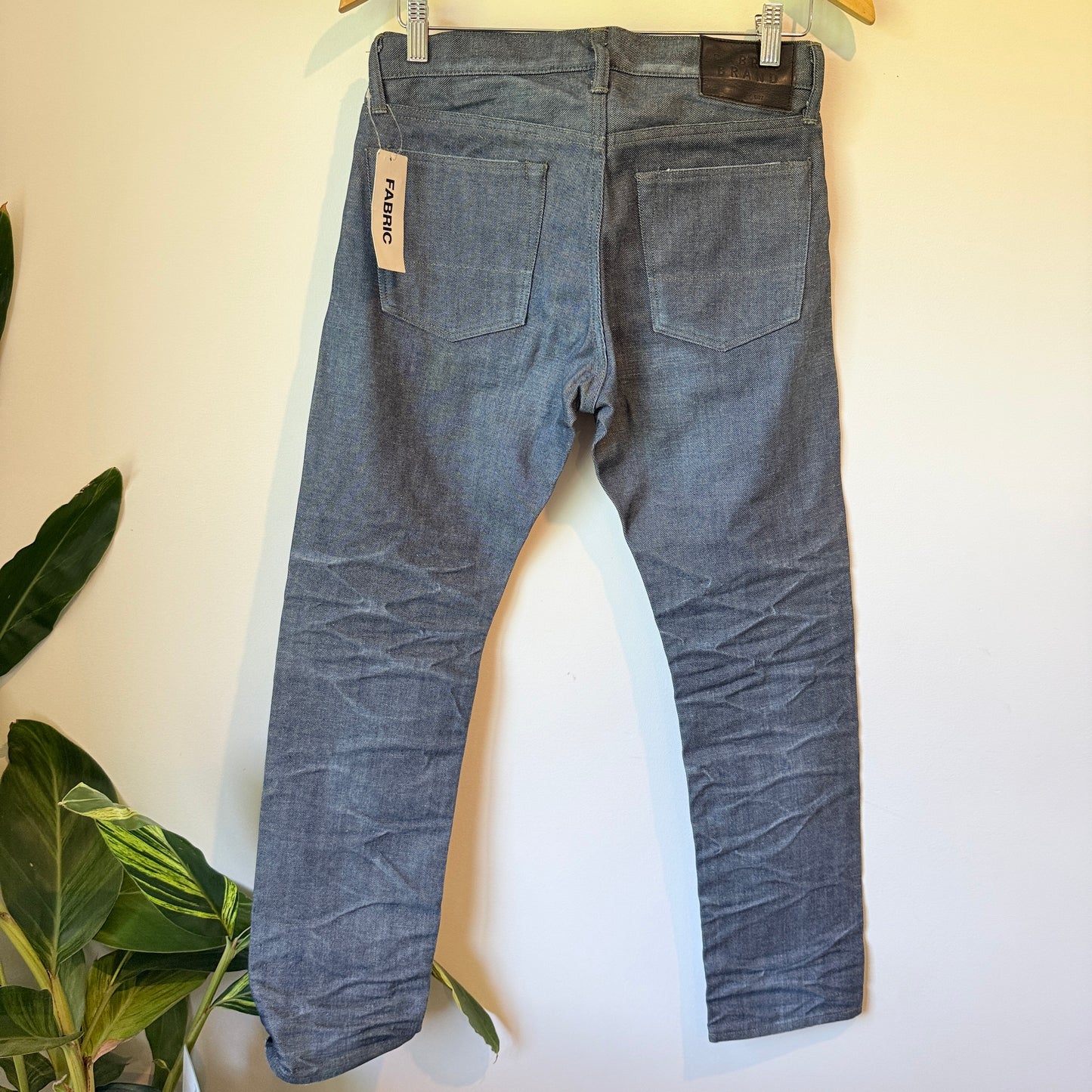 Fabric-Brand & Co. Size 28 'Niko' Slim Fit Selvedge Denim Jeans