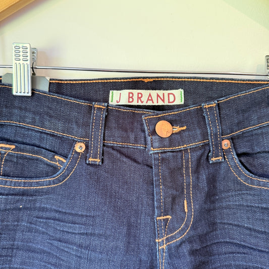 J Brand 912 Pencil Leg Low-Rise Jeans in Ink