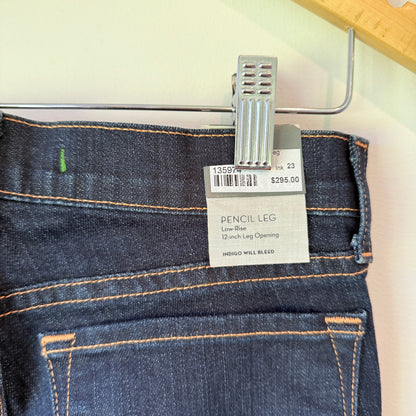 J Brand 912 Pencil Leg Low-Rise Jeans in Ink