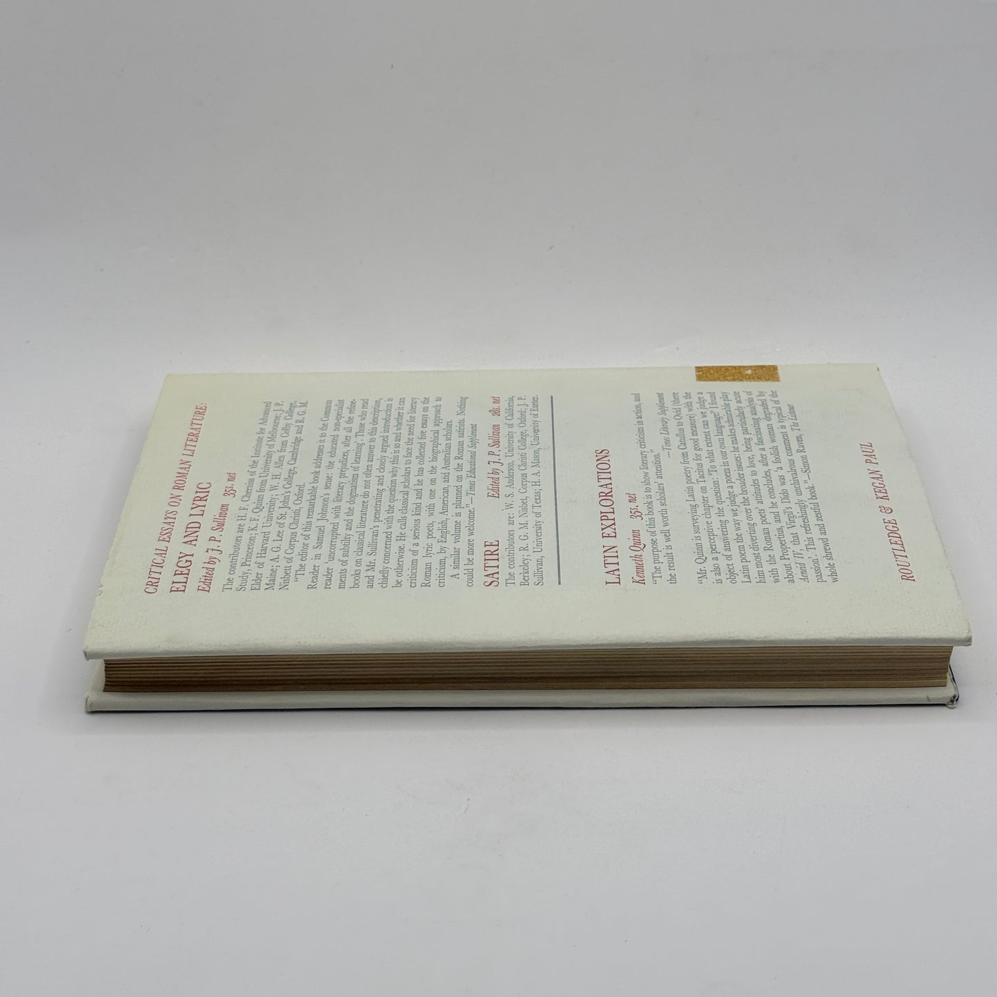 Latin and Greek: A History of the Influence of the Classics on English Life from 1600 to 1918 by R. M. Ogilvie