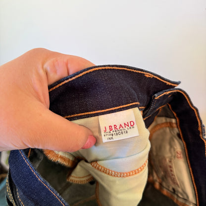 J Brand 912 Pencil Leg Low-Rise Jeans in Ink