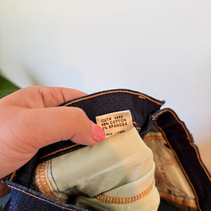 J Brand 912 Pencil Leg Low-Rise Jeans in Ink