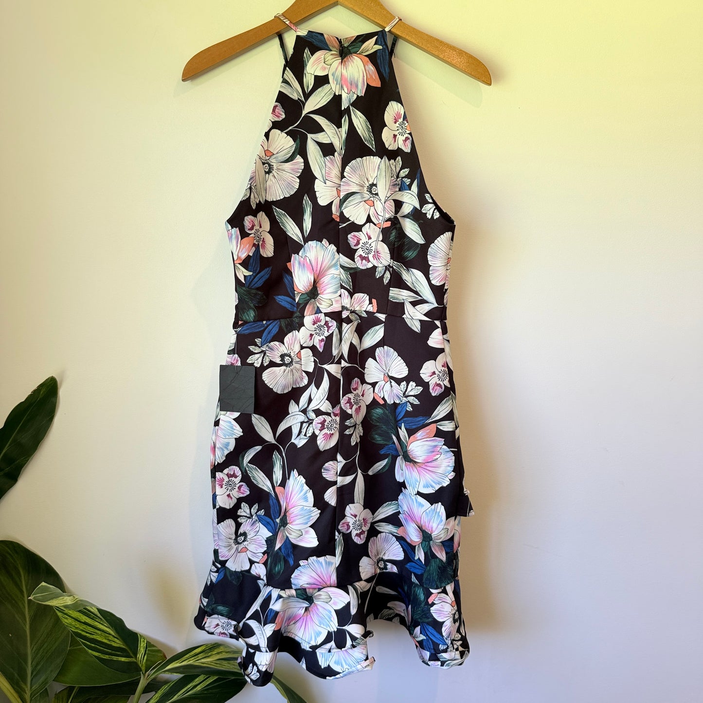 Cooper St Whimsical Bloom Floral Halter Dress Size 8