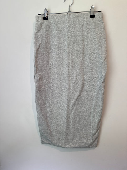 Decjuba Size XS Gray Midi Pencil Skirt