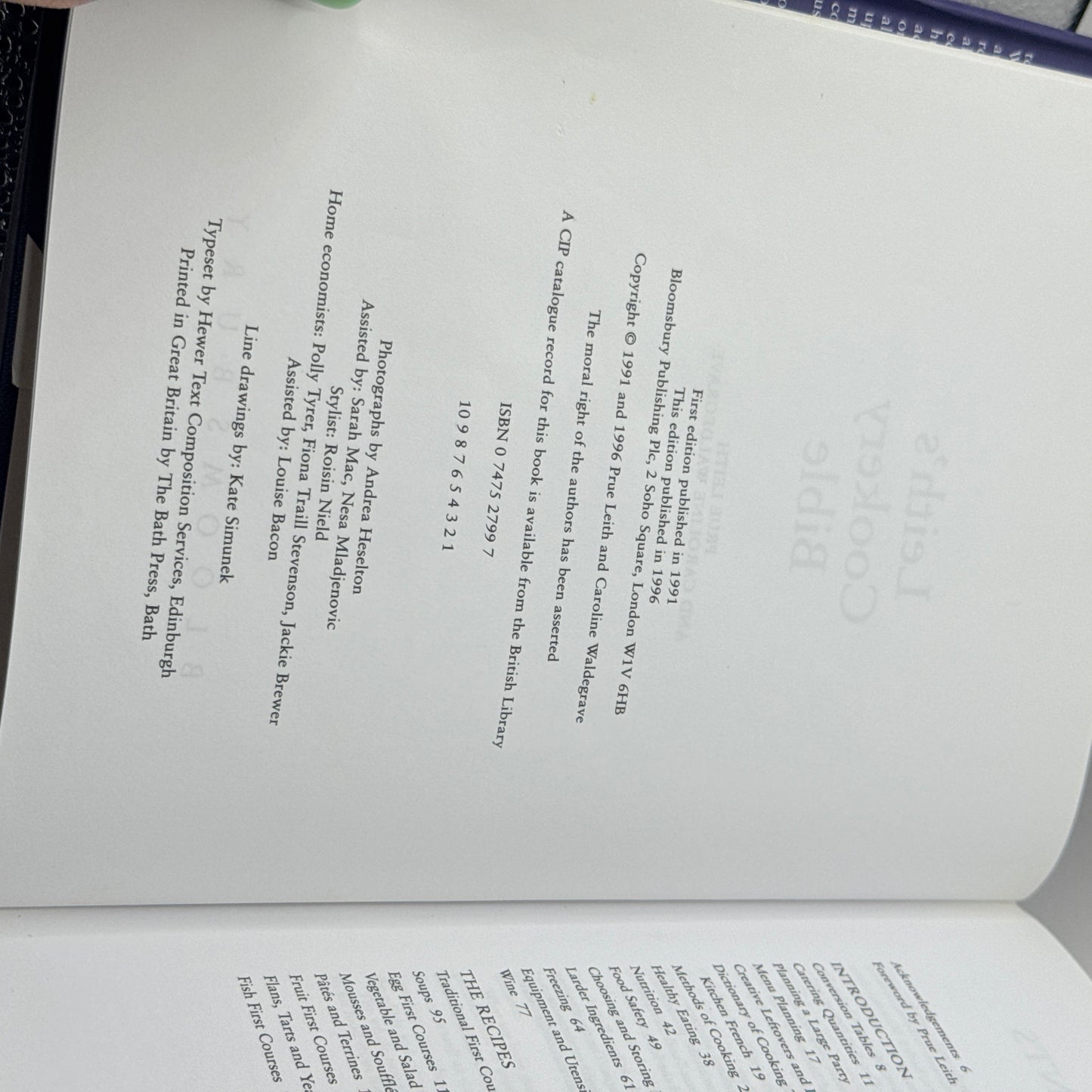 Leith’s Cookery Bible by Prue Leith & Caroline Waldegrave