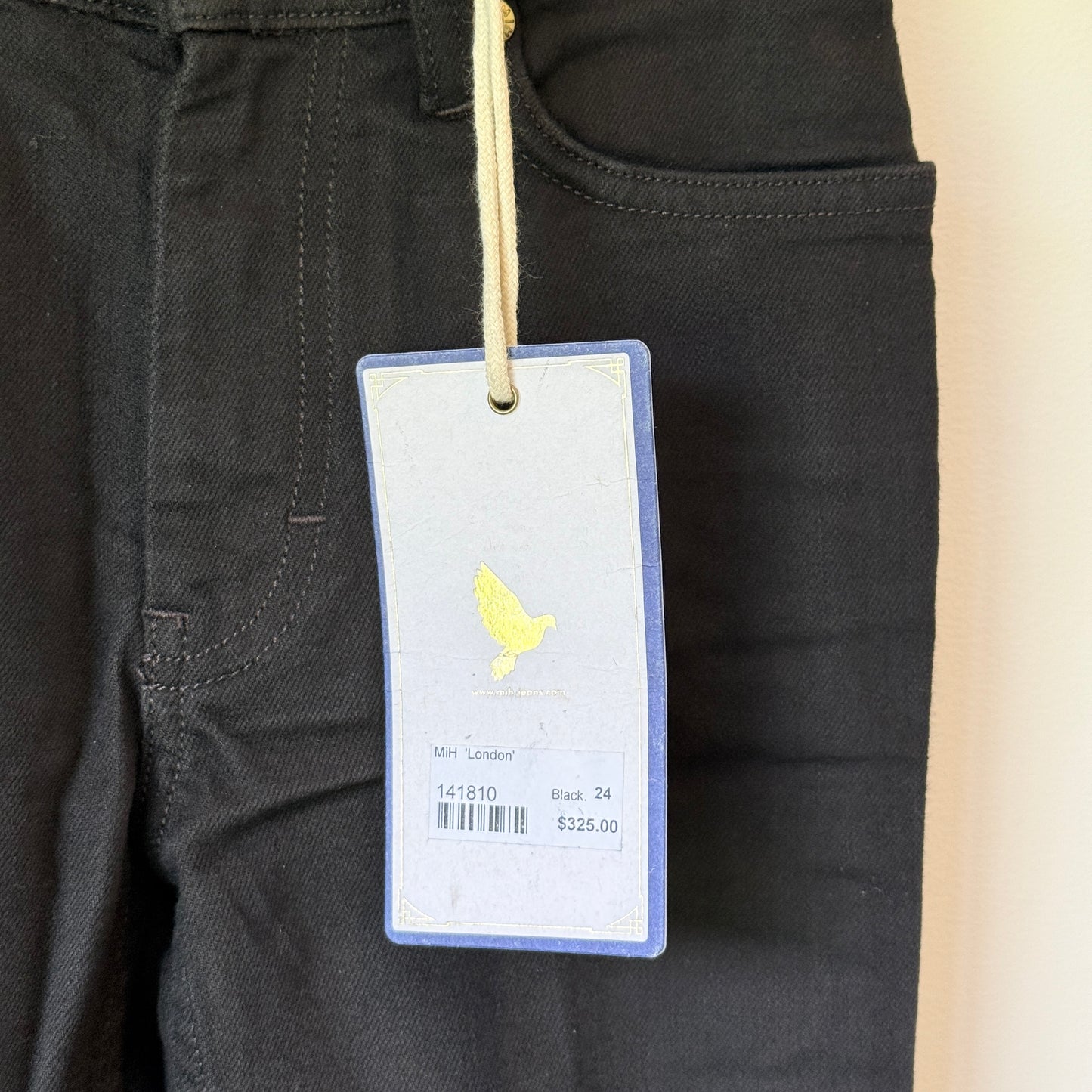 MiH London Mid-Rise Subtle Bootcut Jeans Size 24
