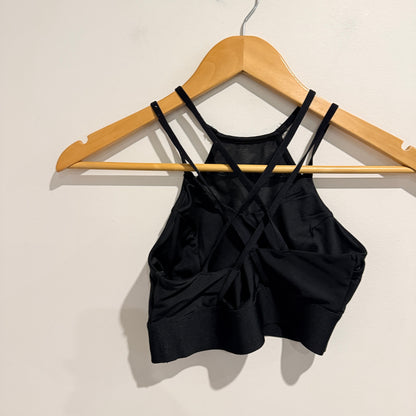 H&M Sport Mesh Sports Bra - Black - S