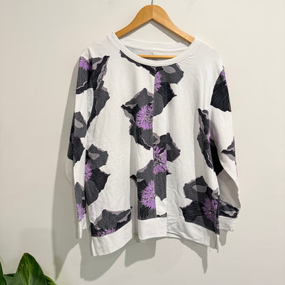 Annah Stretton Size L Abstract Floral Top