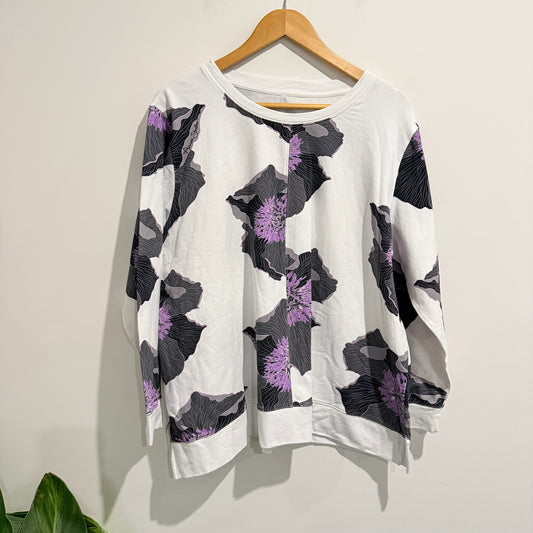 Annah Stretton Size L Abstract Floral Top