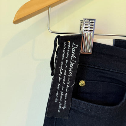 MiH London Mid-Rise Subtle Bootcut Jeans in Black - Size 25