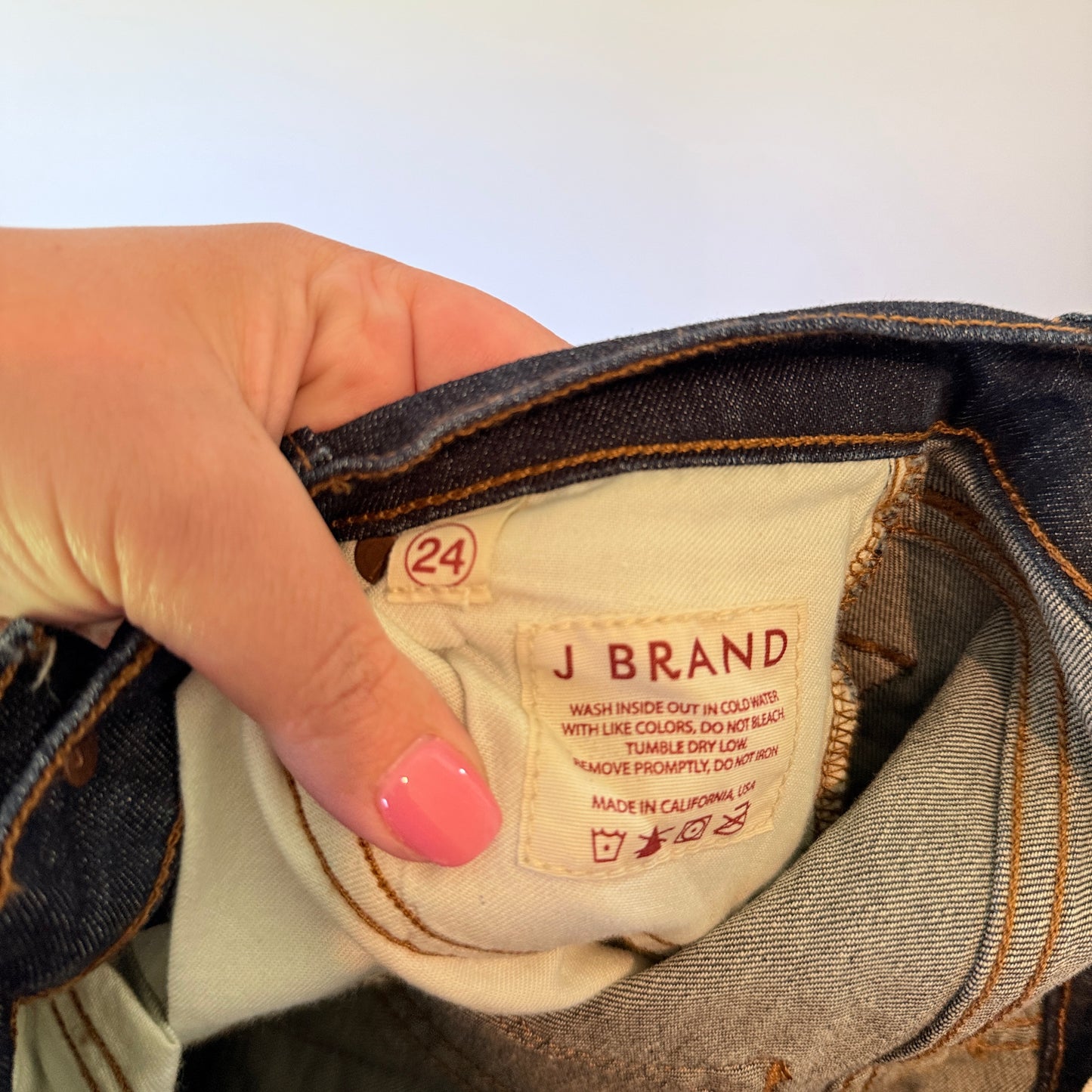 J Brand Martini Skinny Flare Jeans in Indigo - Size 24