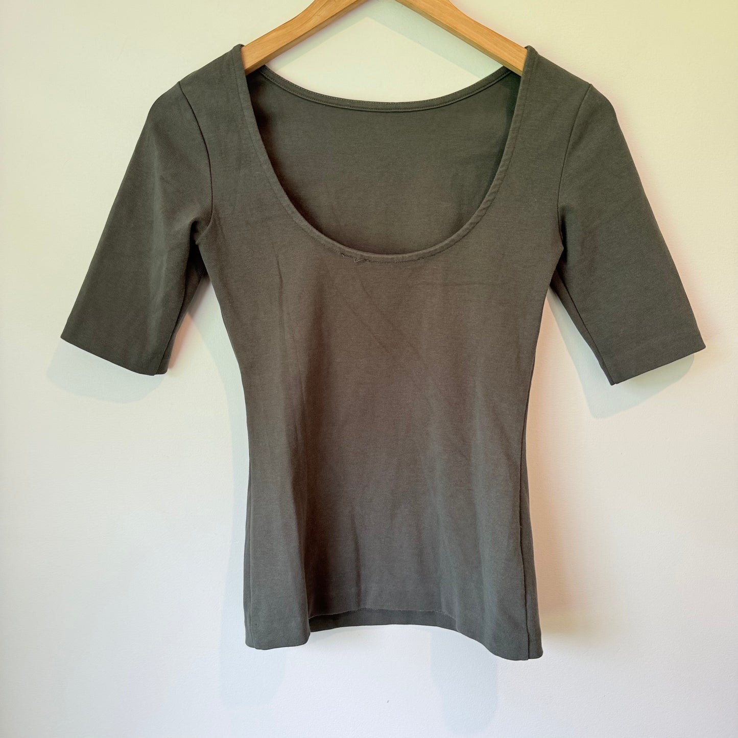 Country Road XXS Cotton / Modal Scoop Back Top