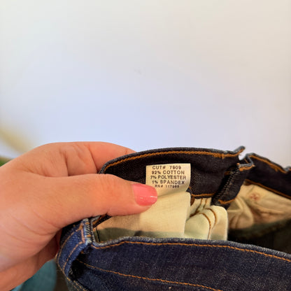 J Brand Martini Skinny Flare Jeans in Indigo - Size 24