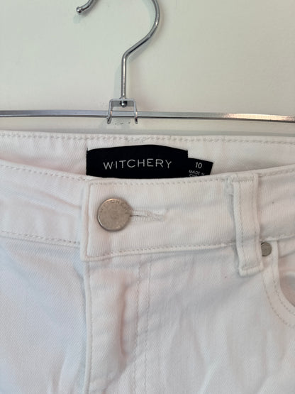 Witchery Size 10 High Rise Skinny Ankle Jeans