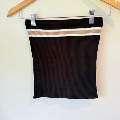 Ribbed Knit Strapless Top (30cm U/Arm)