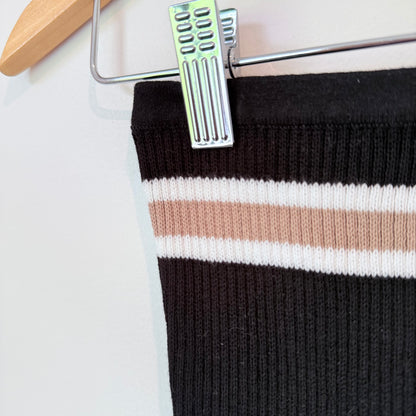 Ribbed Knit Strapless Top (30cm U/Arm)