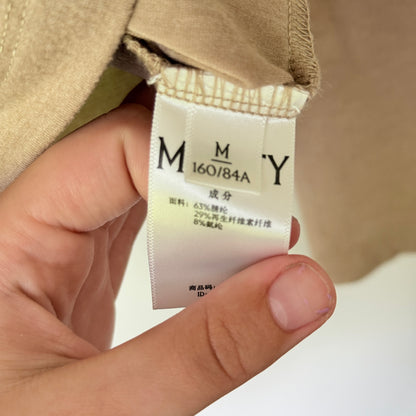 Mecity Size M Beige Long-Sleeved Top