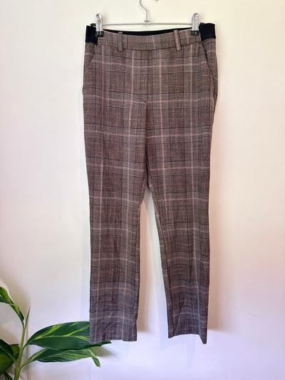 Witchery Size 8 Plaid Pattern Trousers